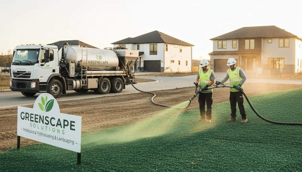 Hydroseeding lawn installation by Chop Chop Landscaping in St Petersburg, FL