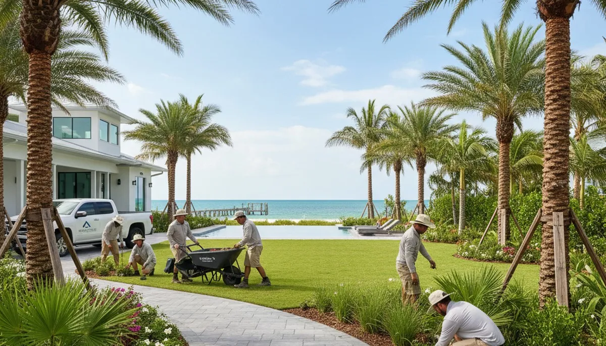Landscaping service in St Petersburg, FL for lush, well-maintained residential lawns