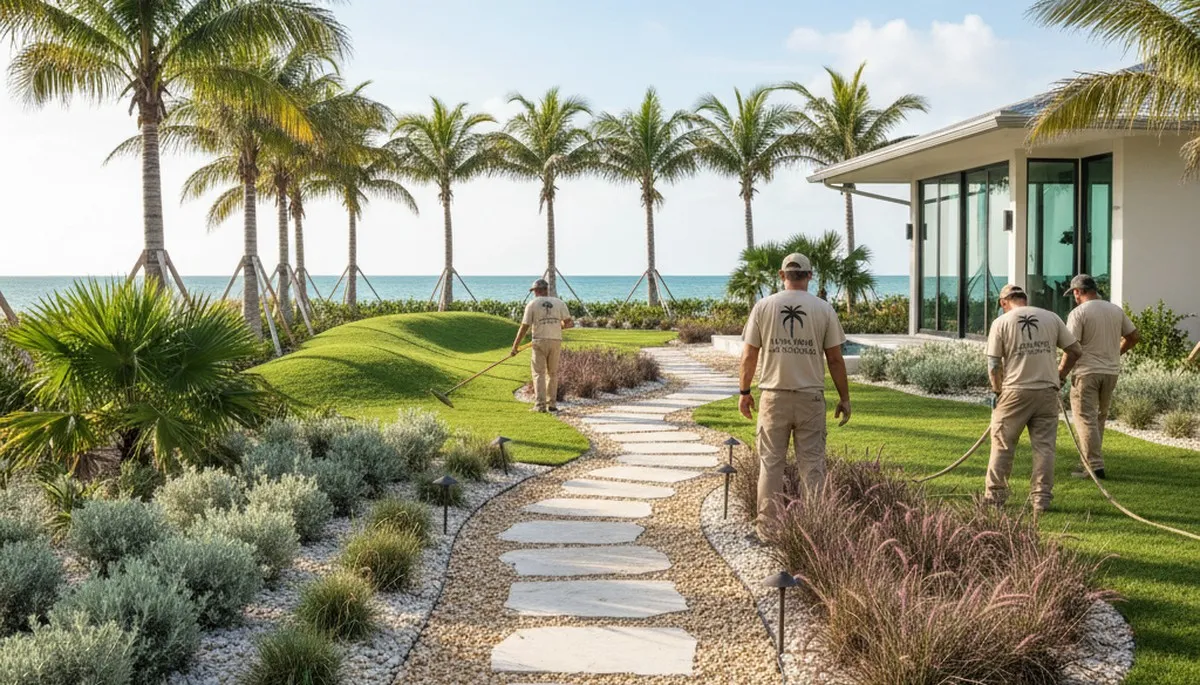 St Petersburg, FL landscaping service for lawn care and yard maintenance