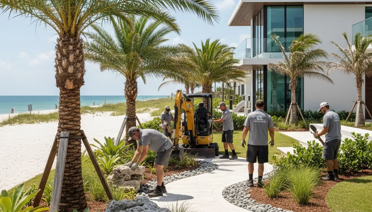 St Petersburg, FL landscaping service for lawn care and yard maintenance