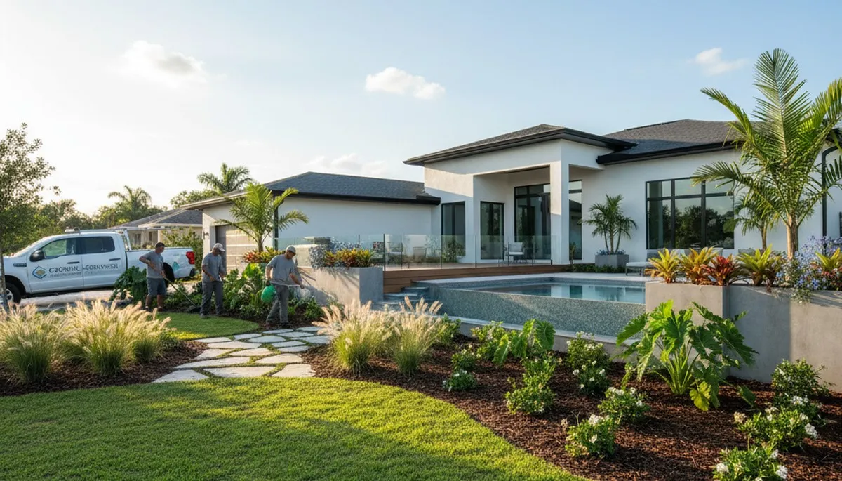 Professional landscaping service in St Petersburg, FL for lawn care and yard maintenance