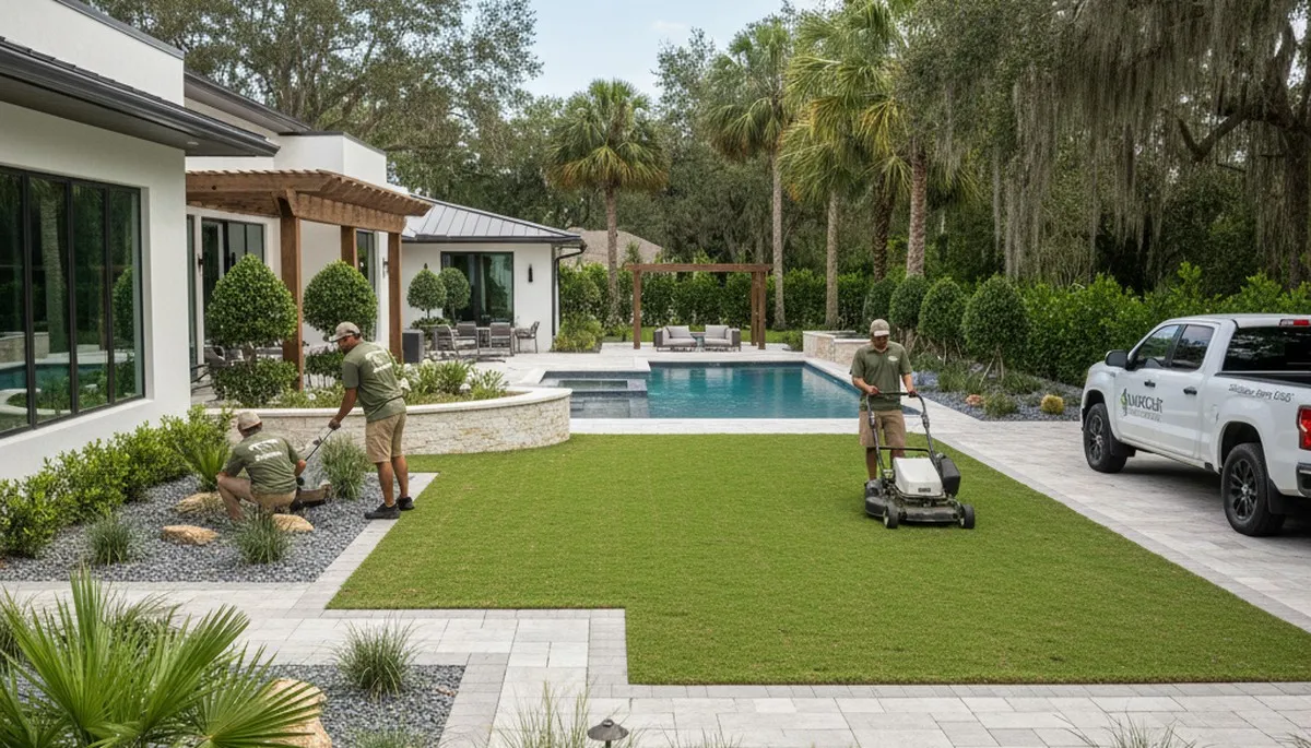 Professional landscaping service in St Petersburg, FL for lawns, shrubs, and curb appeal