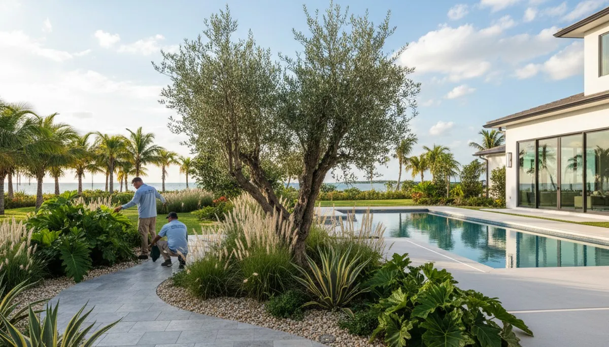 St. Petersburg, FL landscaping service maintaining a healthy, well-manicured lawn