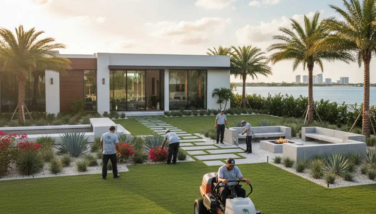 St Petersburg, FL landscaping service for lawn care and yard maintenance