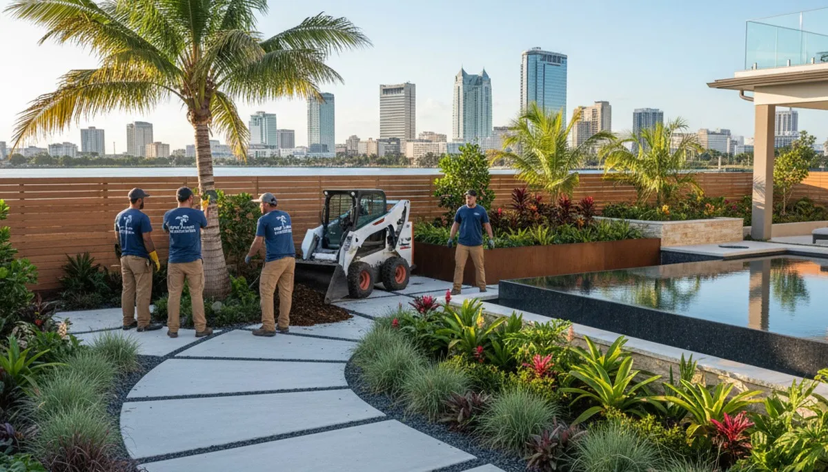 Professional landscaping service in St Petersburg, FL for lush, healthy residential lawns